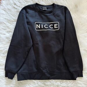 Nicce Men's Black Crewneck Sweatshirt